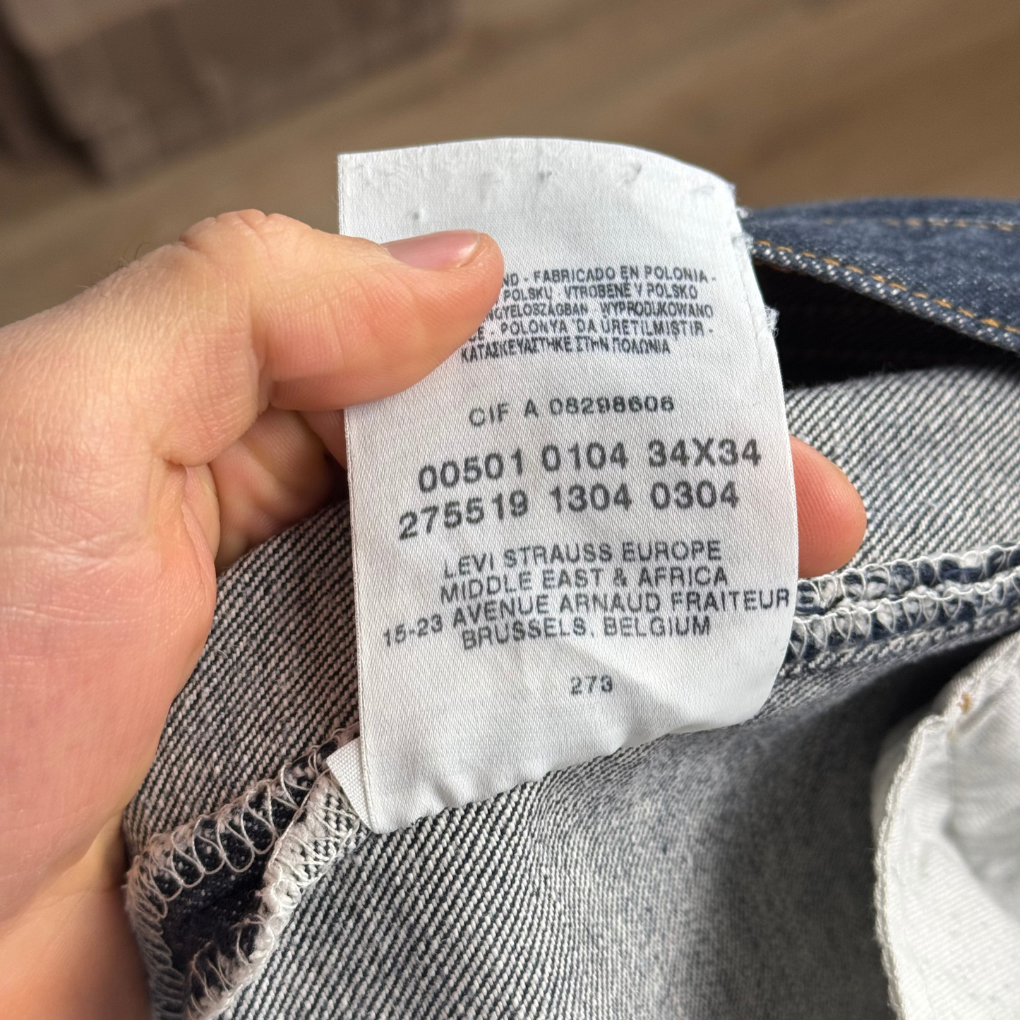 Levis 501 Jeans