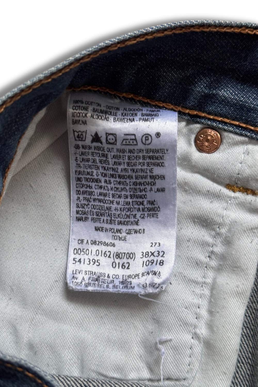 Levis 501 Straight