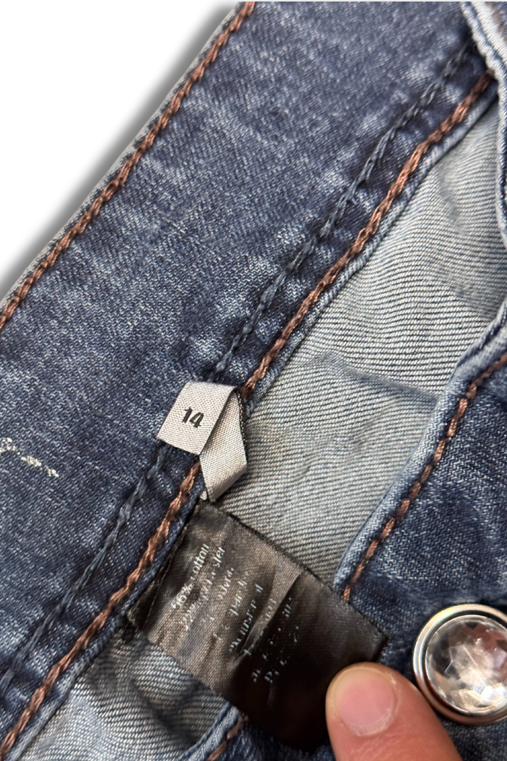 Embroidery Bootcut Jeans