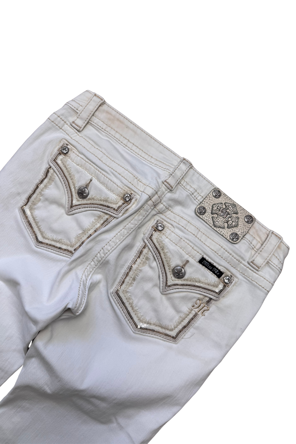 Miss Me Signature Skinny Weiß