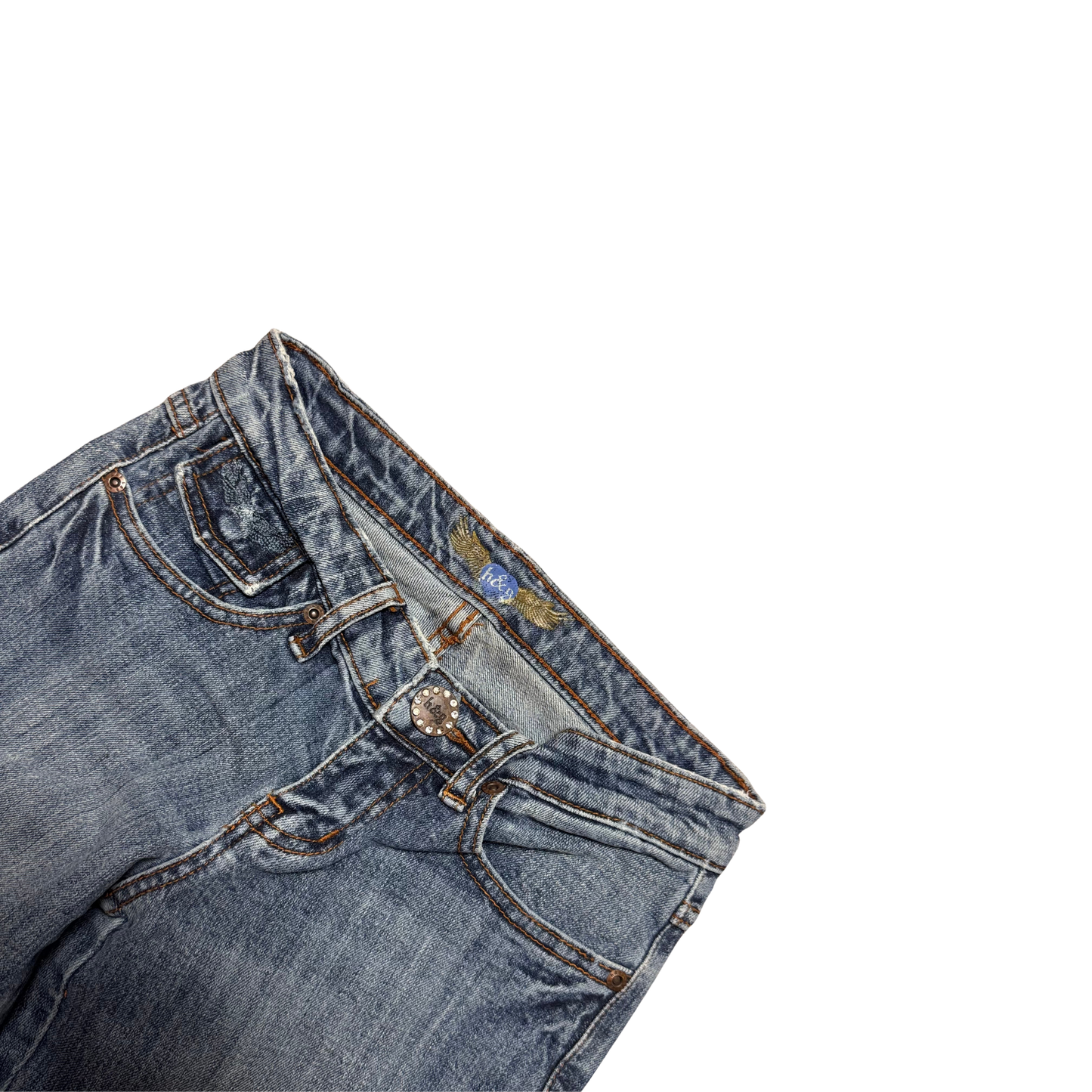 H&G Wing-Embroidered Bootcut