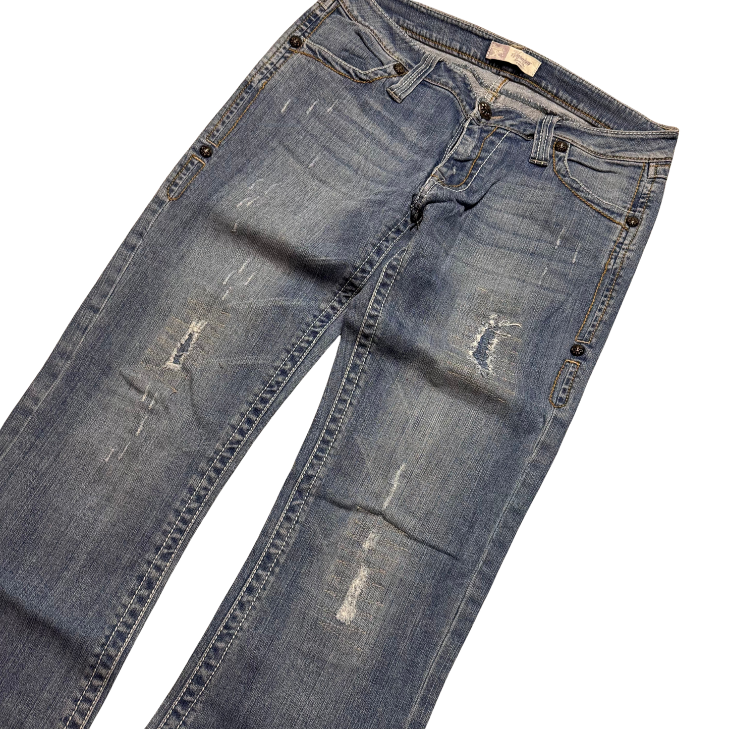 Vintage Denim Kreuze Flared