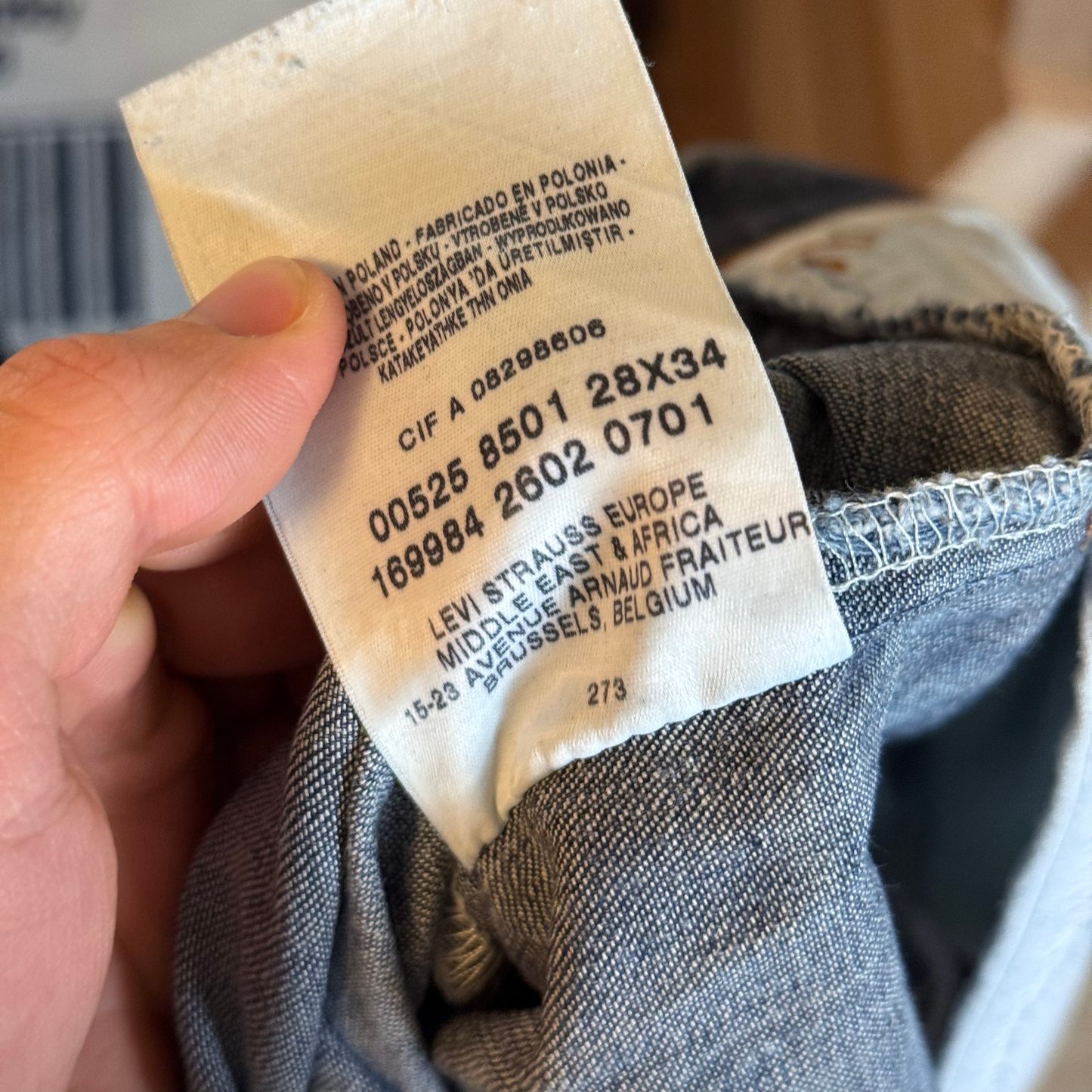 Levis 525 Jeans