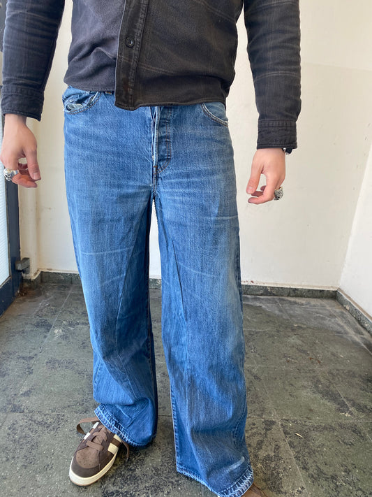 Levis Upcycled Baggy Flared Denim