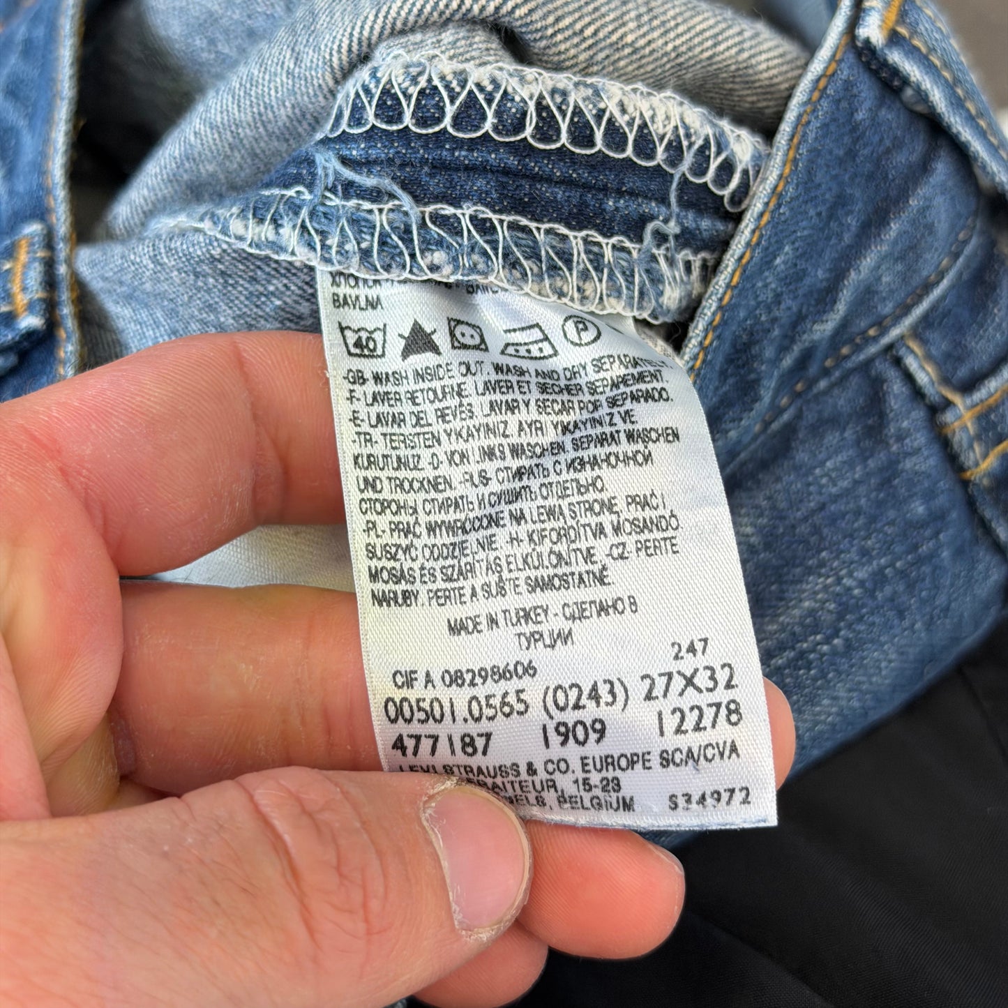 Levis 501 Straight