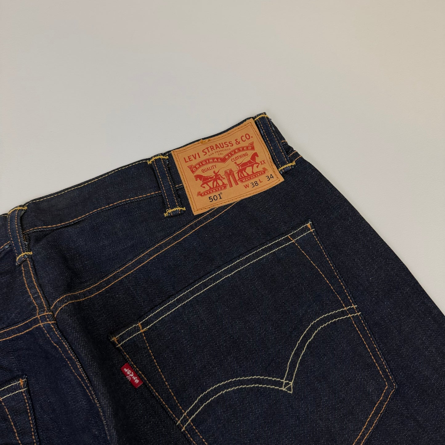 Levis 501 Straight Raw Denim