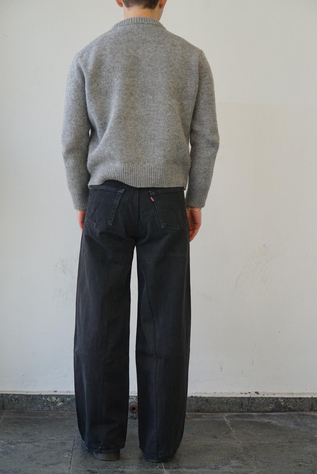 Levis Upcycled Baggy Flared Denim