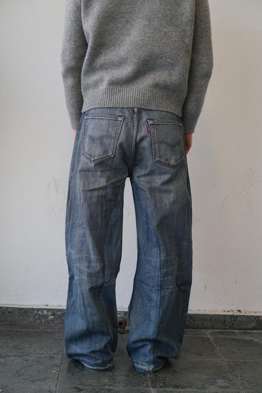 Levis Upcycled Baggy Flared Denim