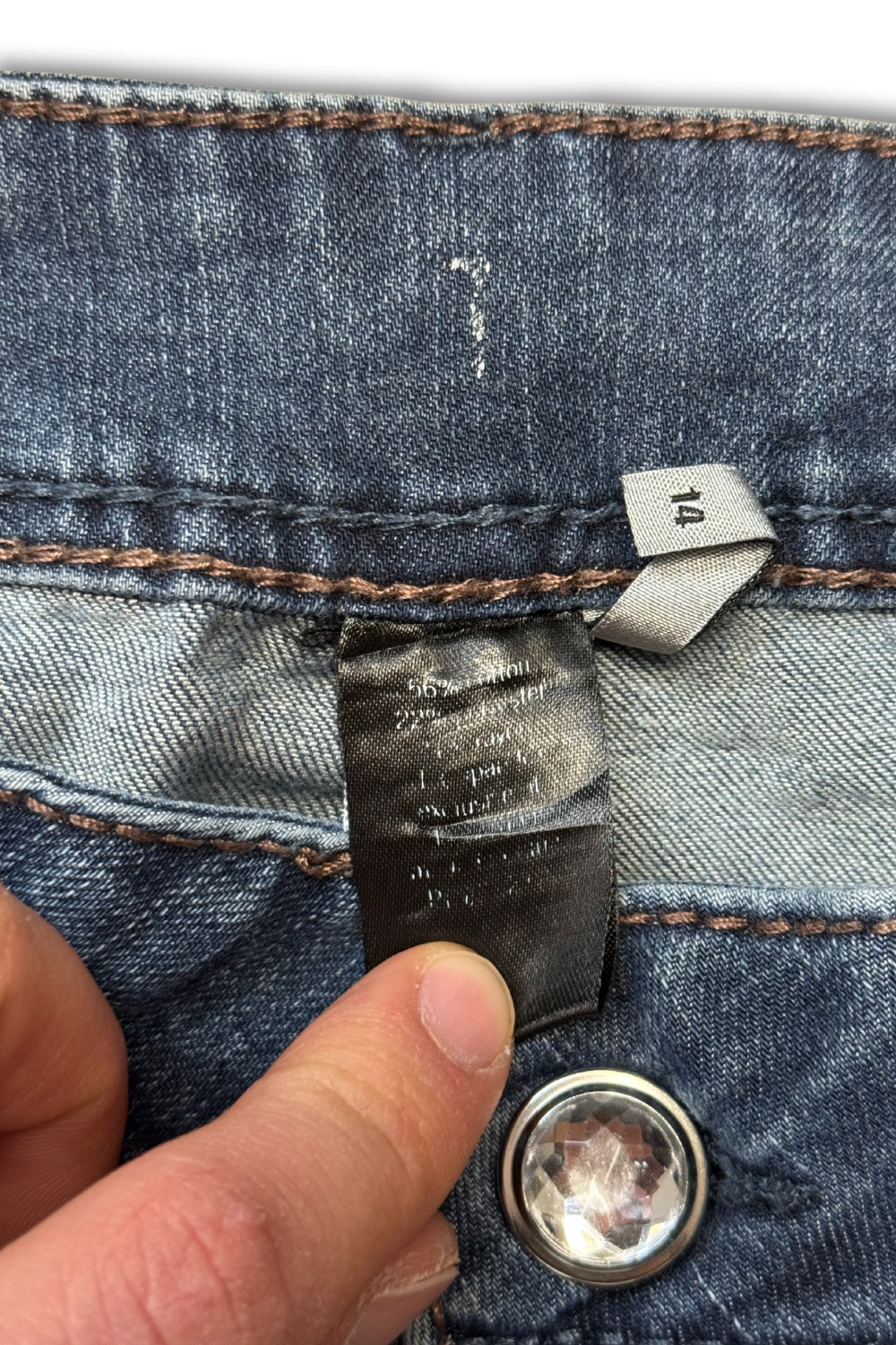 Embroidery Bootcut Jeans