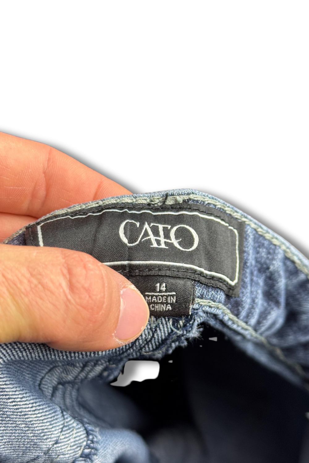 CATO Bootcut Kreuz-Design