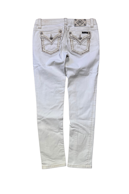 Miss Me Signature Skinny Weiß