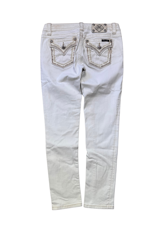 Miss Me Signature Skinny Weiß