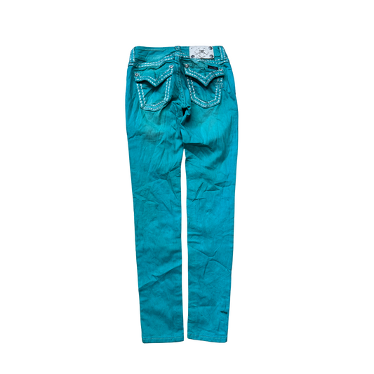 Miss Me Signature Skinny Grün