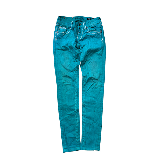 Miss Me Signature Skinny Grün