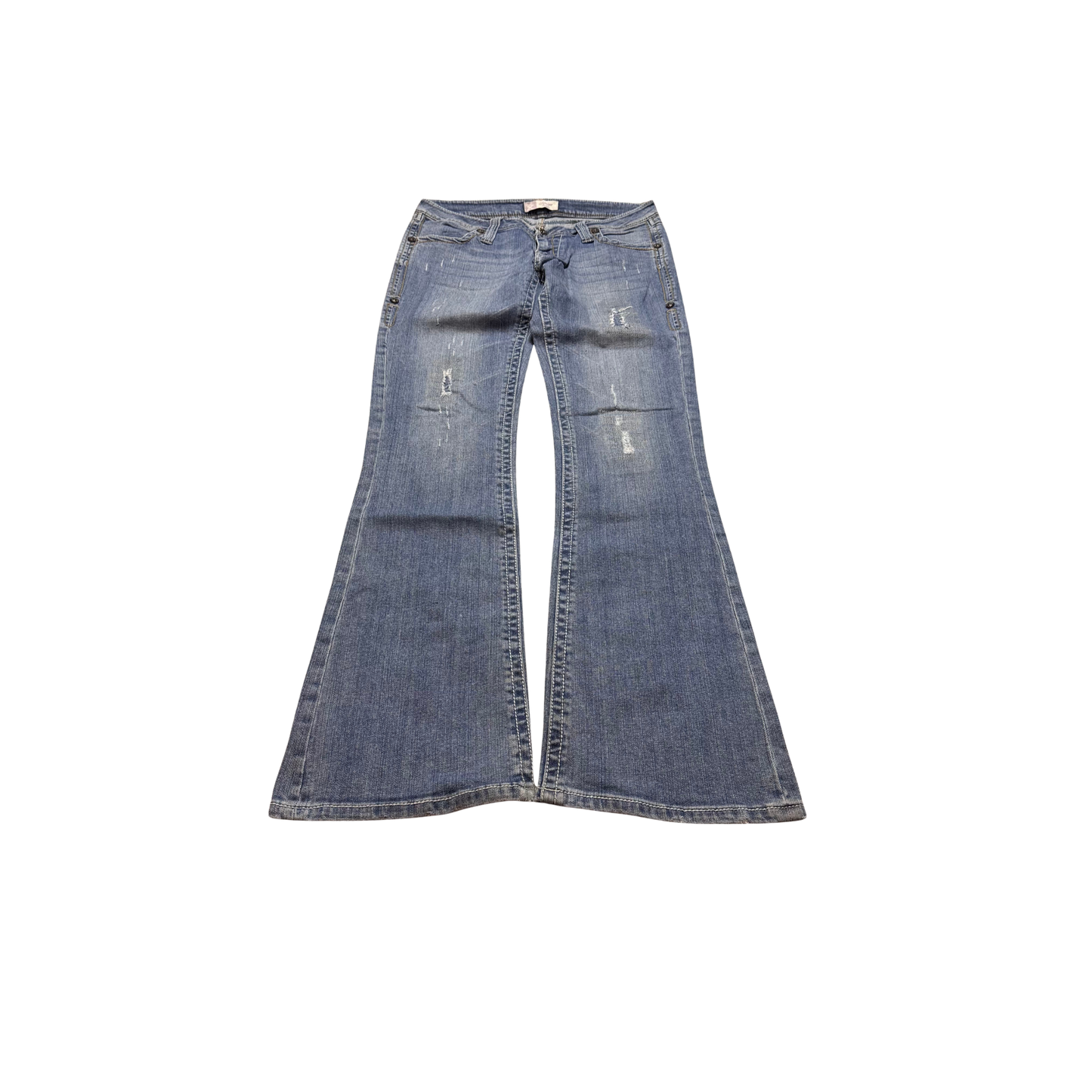 Vintage Denim Kreuze Flared