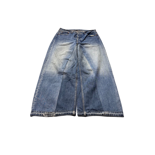 Levis Upcycled Baggy Flared Denim