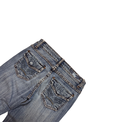 H&G Wing-Embroidered Bootcut