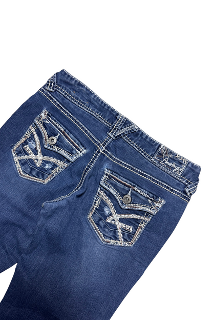 Amethyst Bootcut Jeans „Carmen“