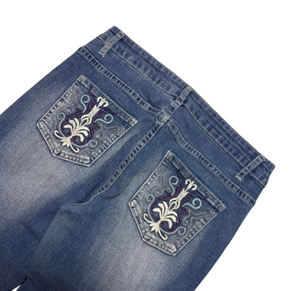 Shein Embroidery Denim