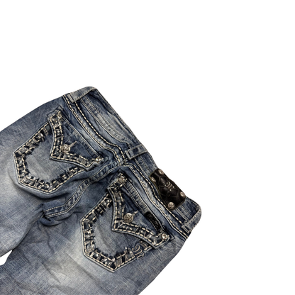 Miss Me Cuffed Capri Jeans