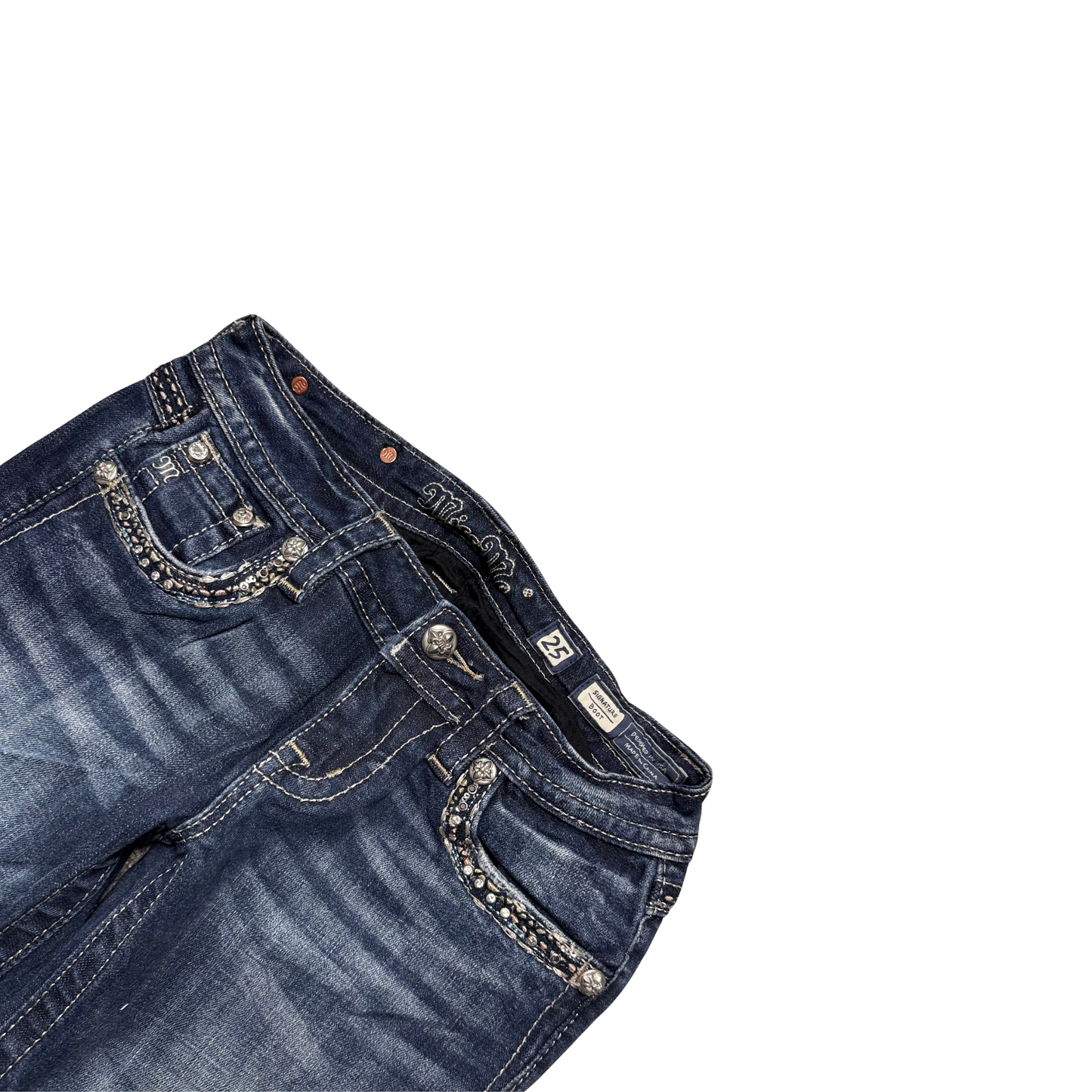 Miss Me Signature Boot Rhinestone