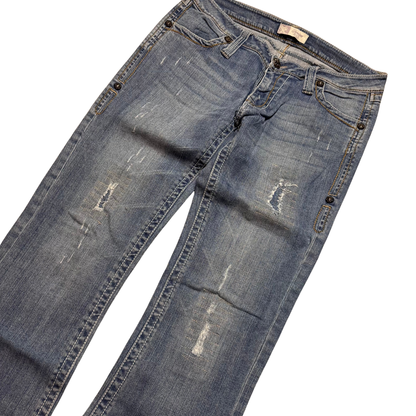 Vintage Denim Kreuze Flared