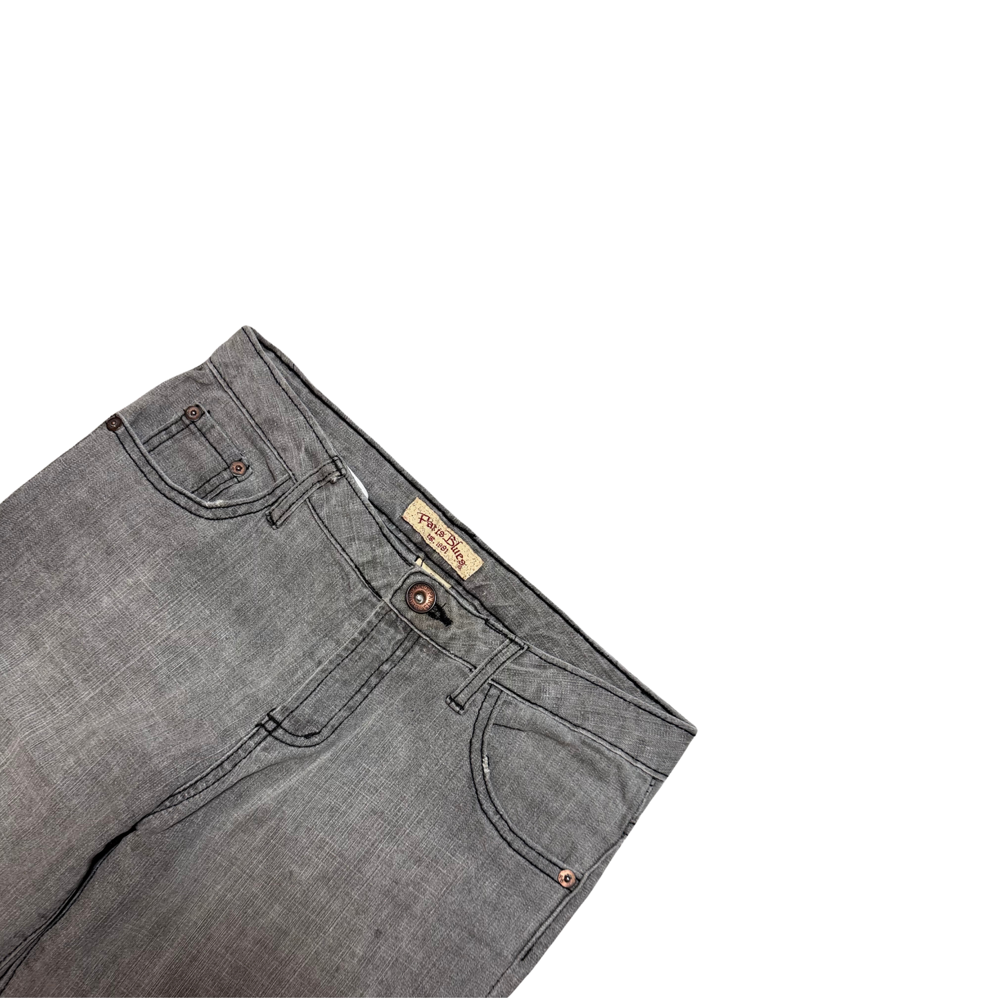 Vintage Denim Flared grau