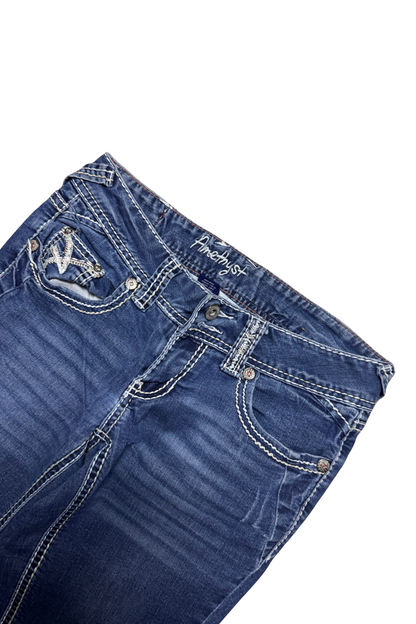 Amethyst Bootcut Jeans „Carmen“