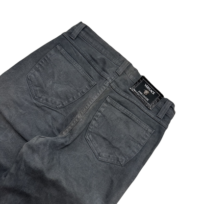 Versace Stoff Hose Slim Straight