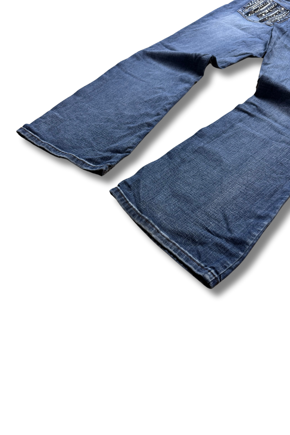 Embroidery Bootcut Jeans