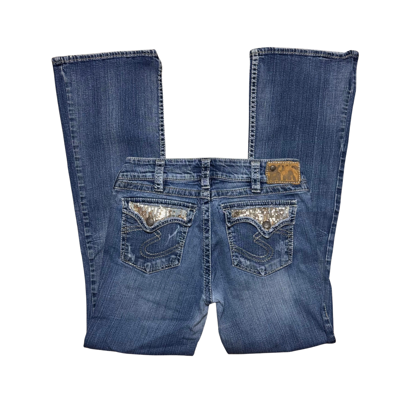 Silver Jeans gold-stitching