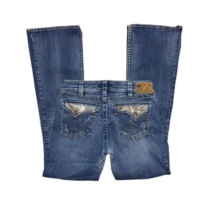 Silver Jeans gold-stitching