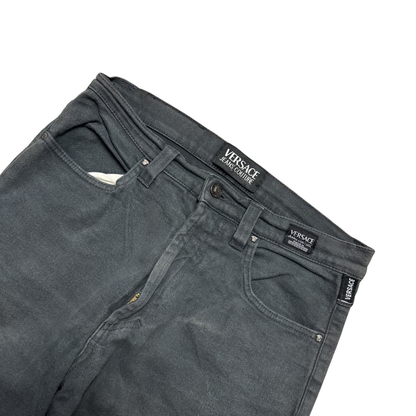 Versace Stoff Hose Slim Straight