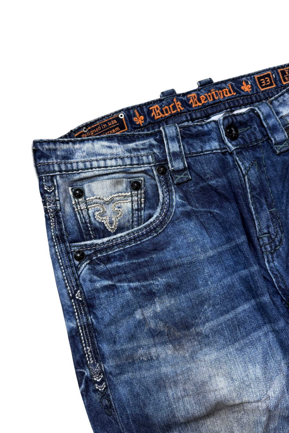 Rock Revival Herren Flann Relaxed Straight
