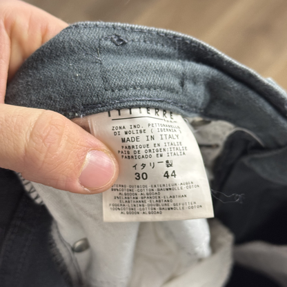 Versace Stoff Hose Slim Straight