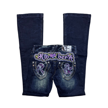 Riobera Jeans purple
