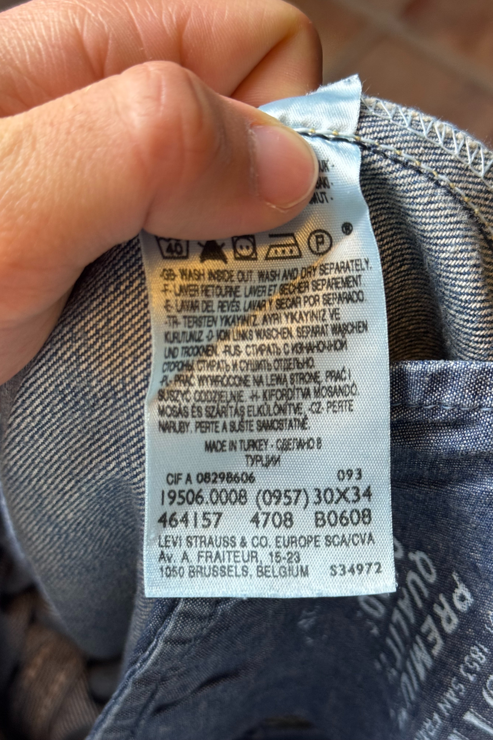 Levis 501 Straight