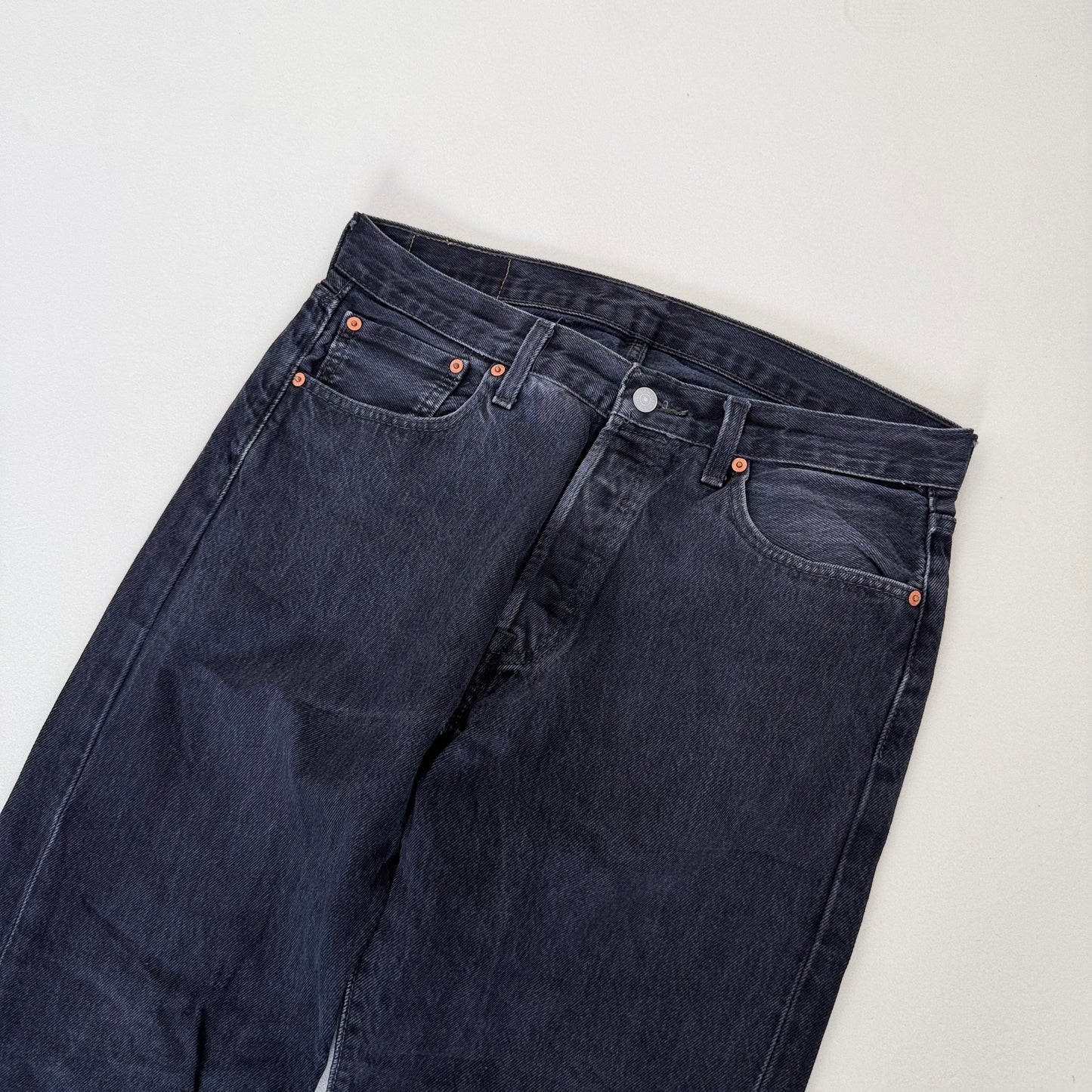 Levis 501 Straight Schwarz
