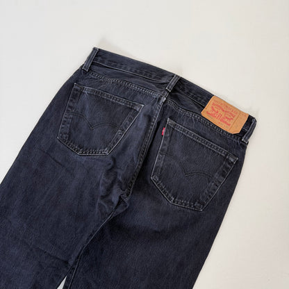 Levis 501 Straight Schwarz