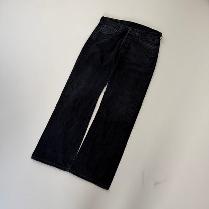 Levis 501 Straight Schwarz