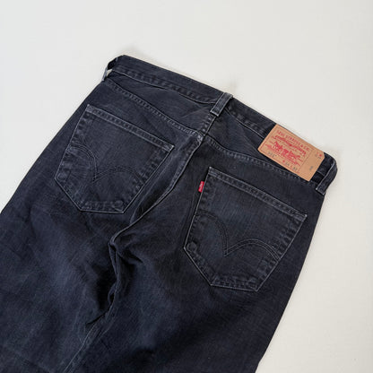 Levis 501 Straight Schwarz