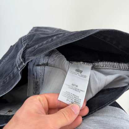 Levis 501 Straight Schwarz