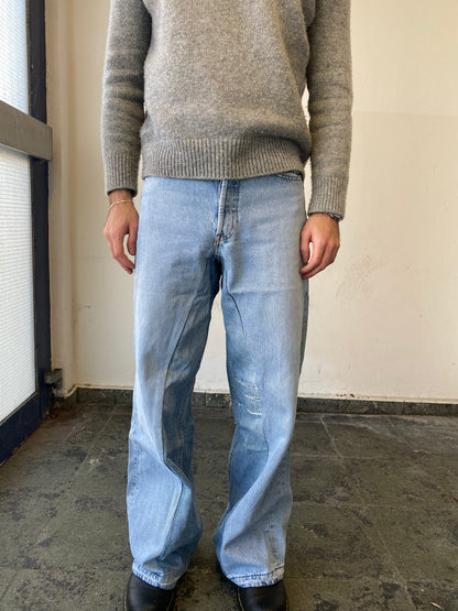 Levis Upcycled Baggy Flared Denim