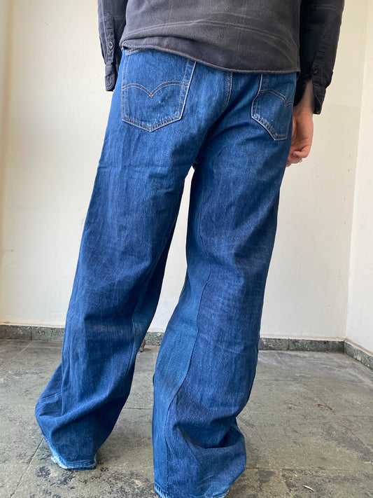 Levis Upcycled Baggy Flared Denim