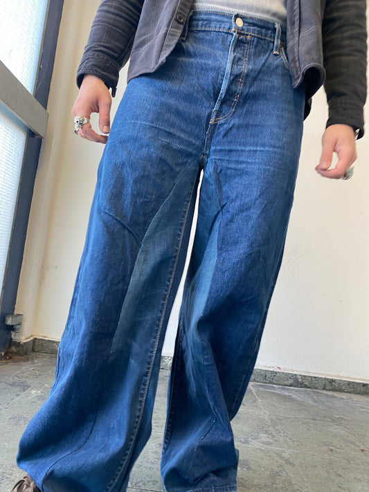 Levis Upcycled Baggy Flared Denim