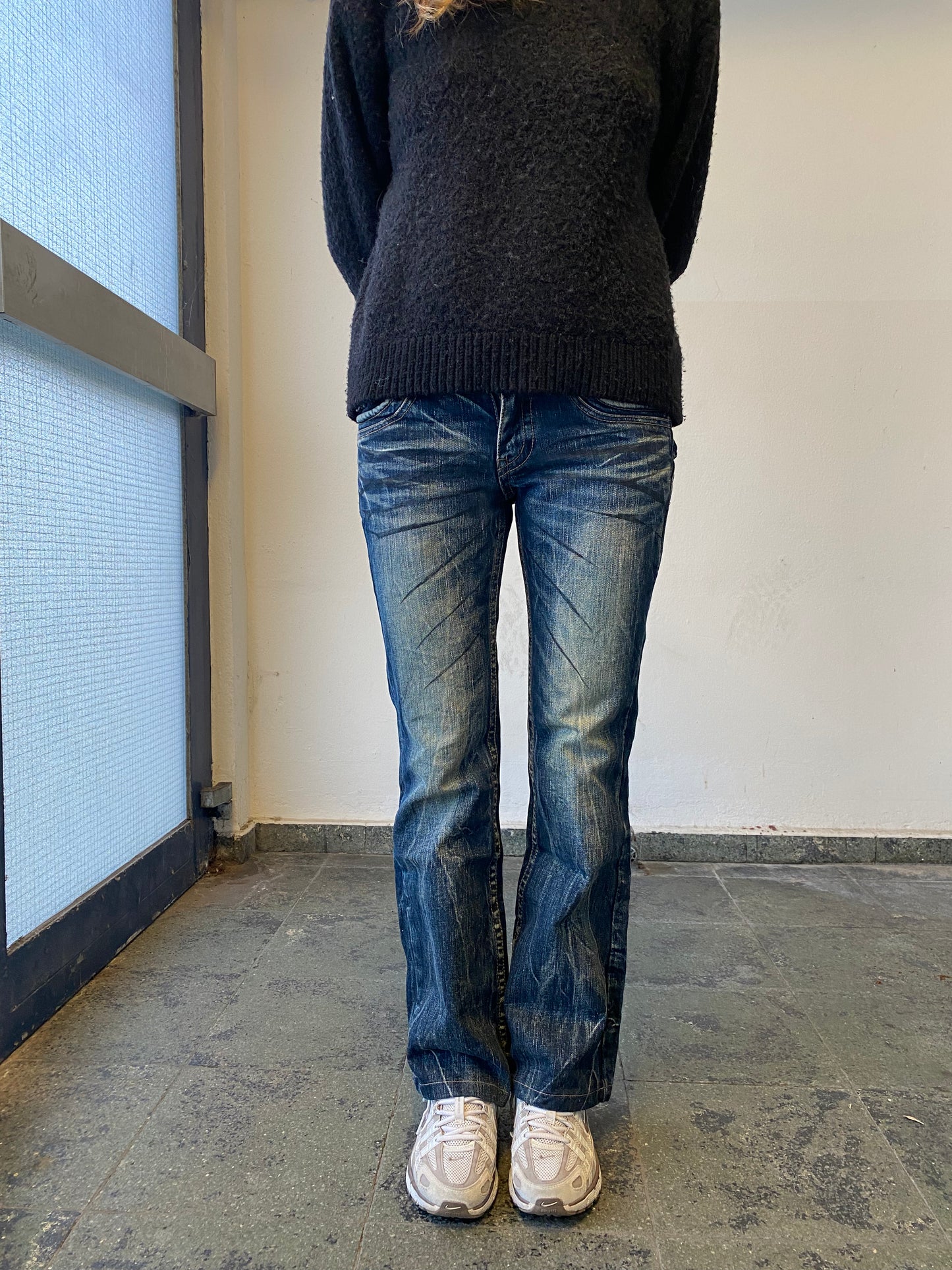 Grasshopper printed denim