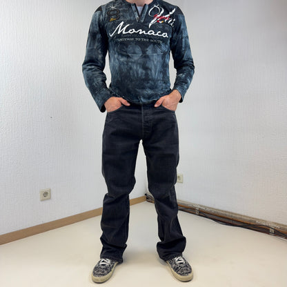 Levis 501 Straight Schwarz