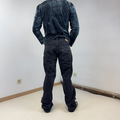 Levis 501 Straight Schwarz