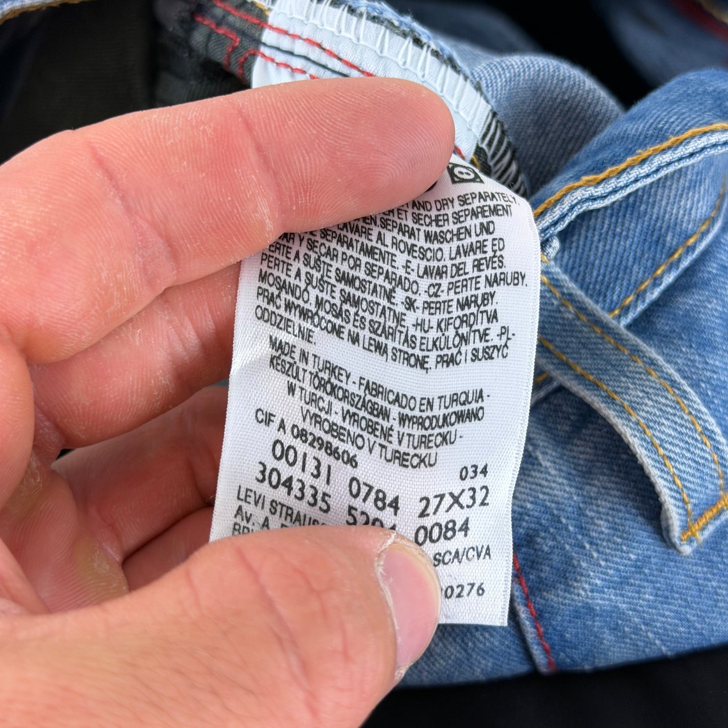 Levis Engineered Jeans Red