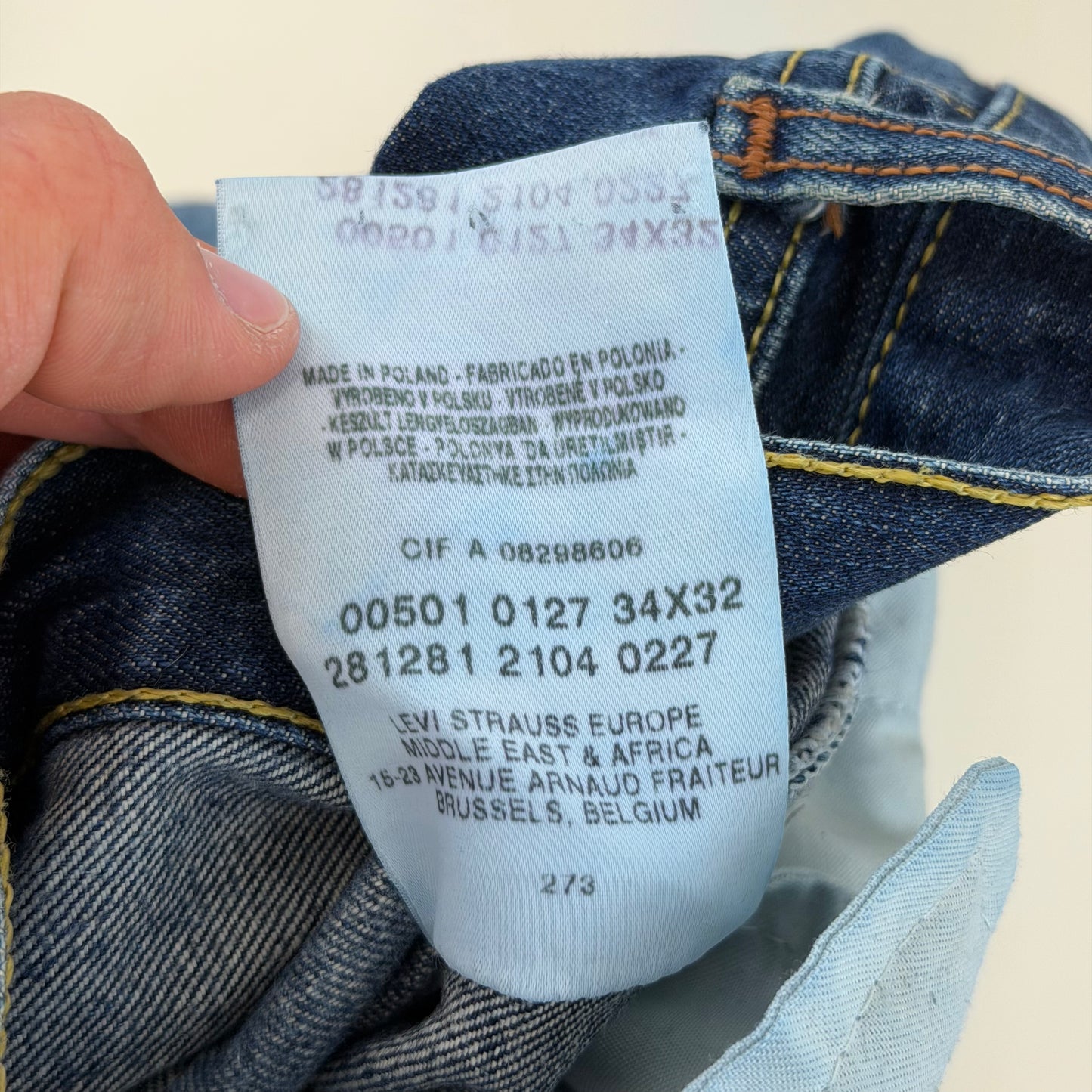 Levis 501 Straight